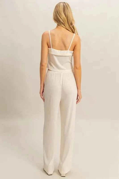 HYFVE Rib Knit Cami Top and Pants Set