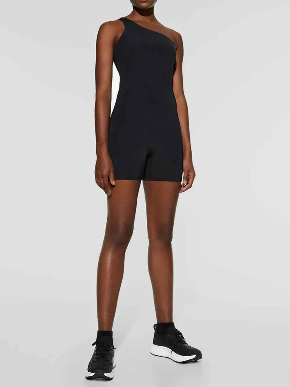 Single Shoulder Active Romper