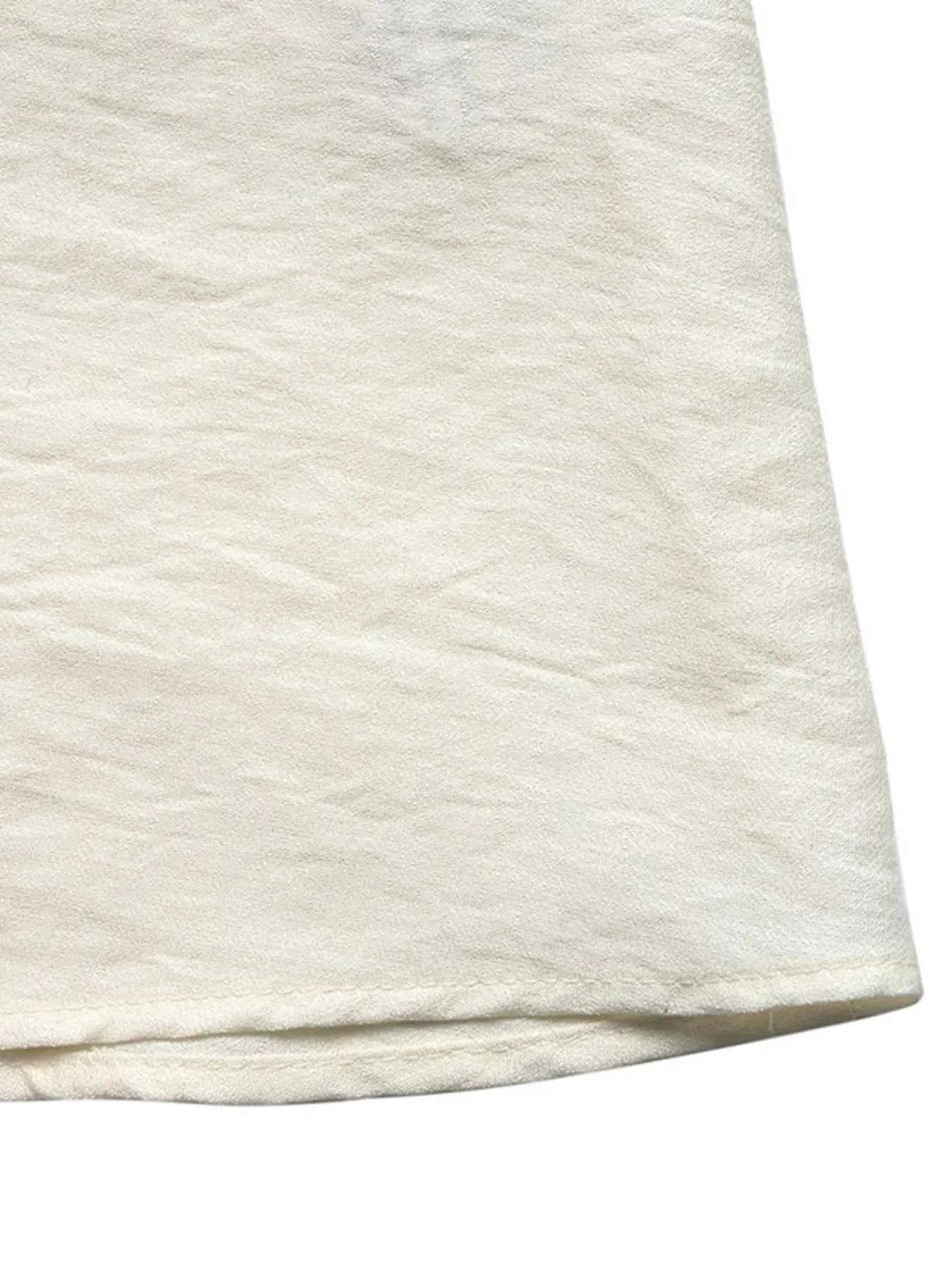 Lace Trimmed Slit Maxi Dress