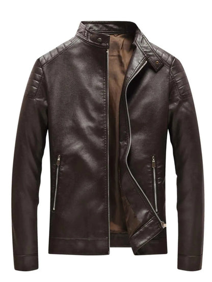 Men's Plus Size Zip Up Long Sleeve Jacket