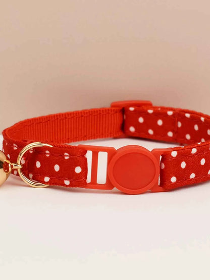 2 Piece Bow Tie Pet Collar with Bell