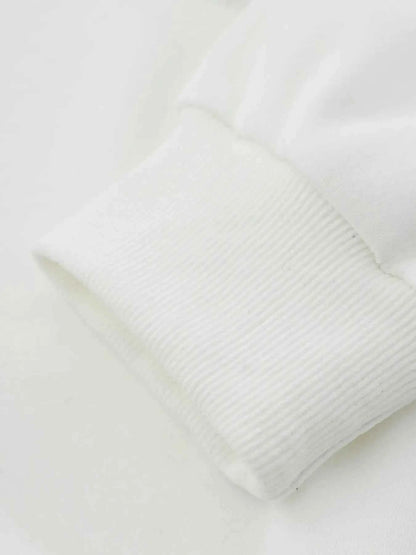 Men's Spider Graphic Oversized Hoodie with Side Button Details