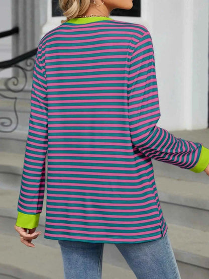 Striped Long Sleeve T-Shirt