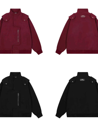 Men's Zip Front Jacket with Pockets