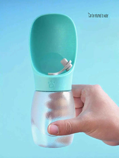 Portable Leak-Proof Pet Water Bottle with Drinking Bowl