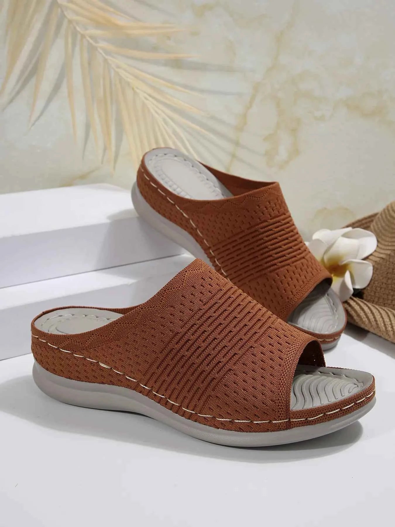 Mesh Open Toe Sandals