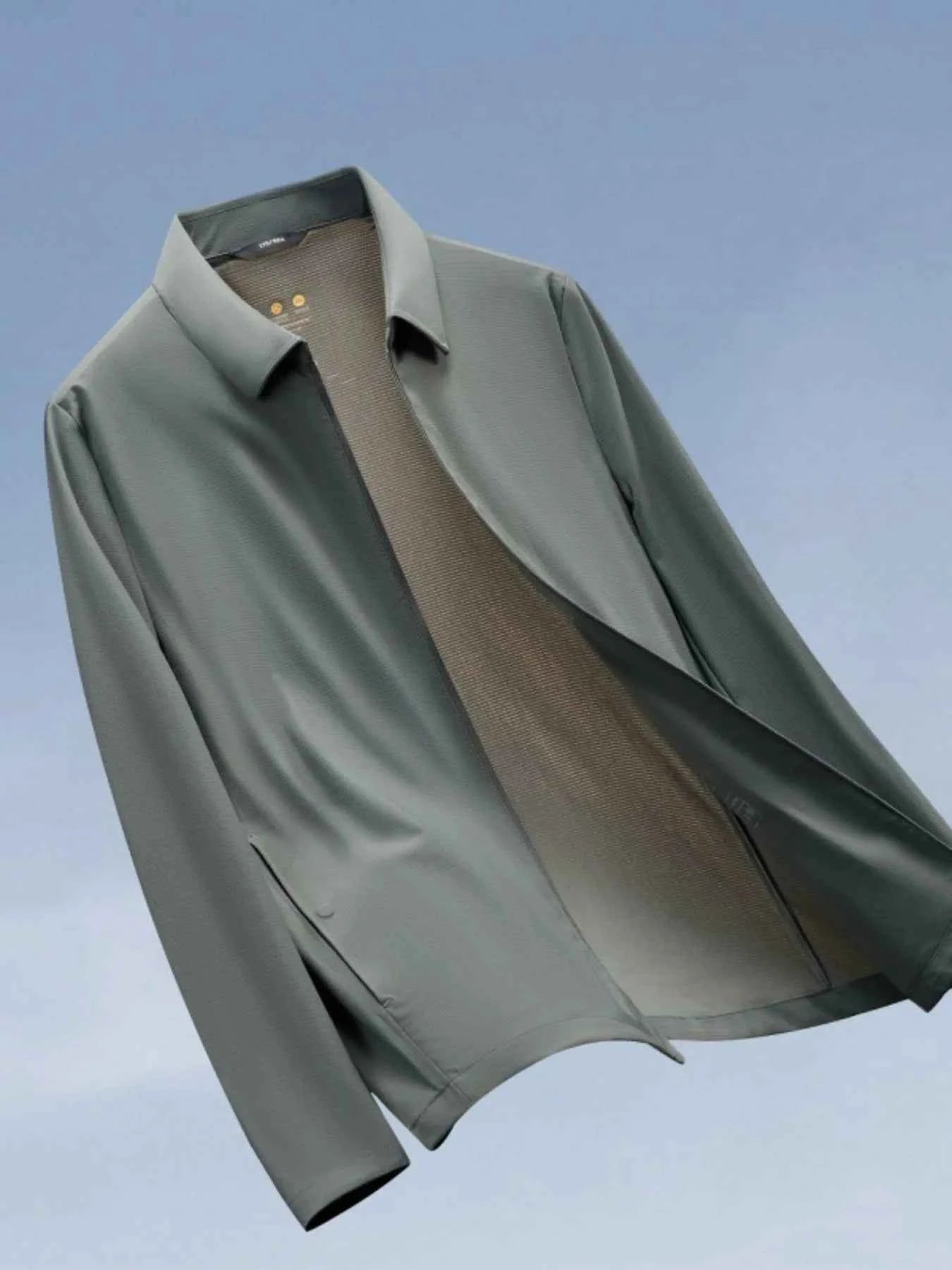 Men's Plus Size Zip Up Long Sleeve Jacket