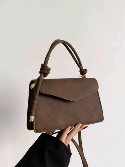 Flap Crossbody Bag with Top Handle