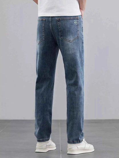 Men's Wash Straight Leg Jeans