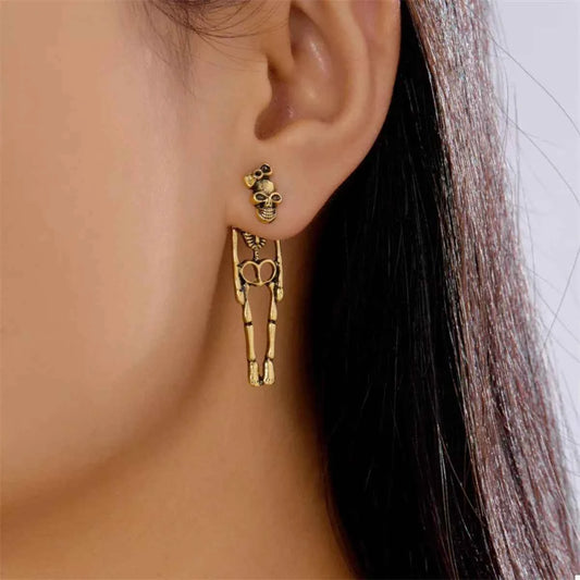 Halloween Skeleton Drop Earrings