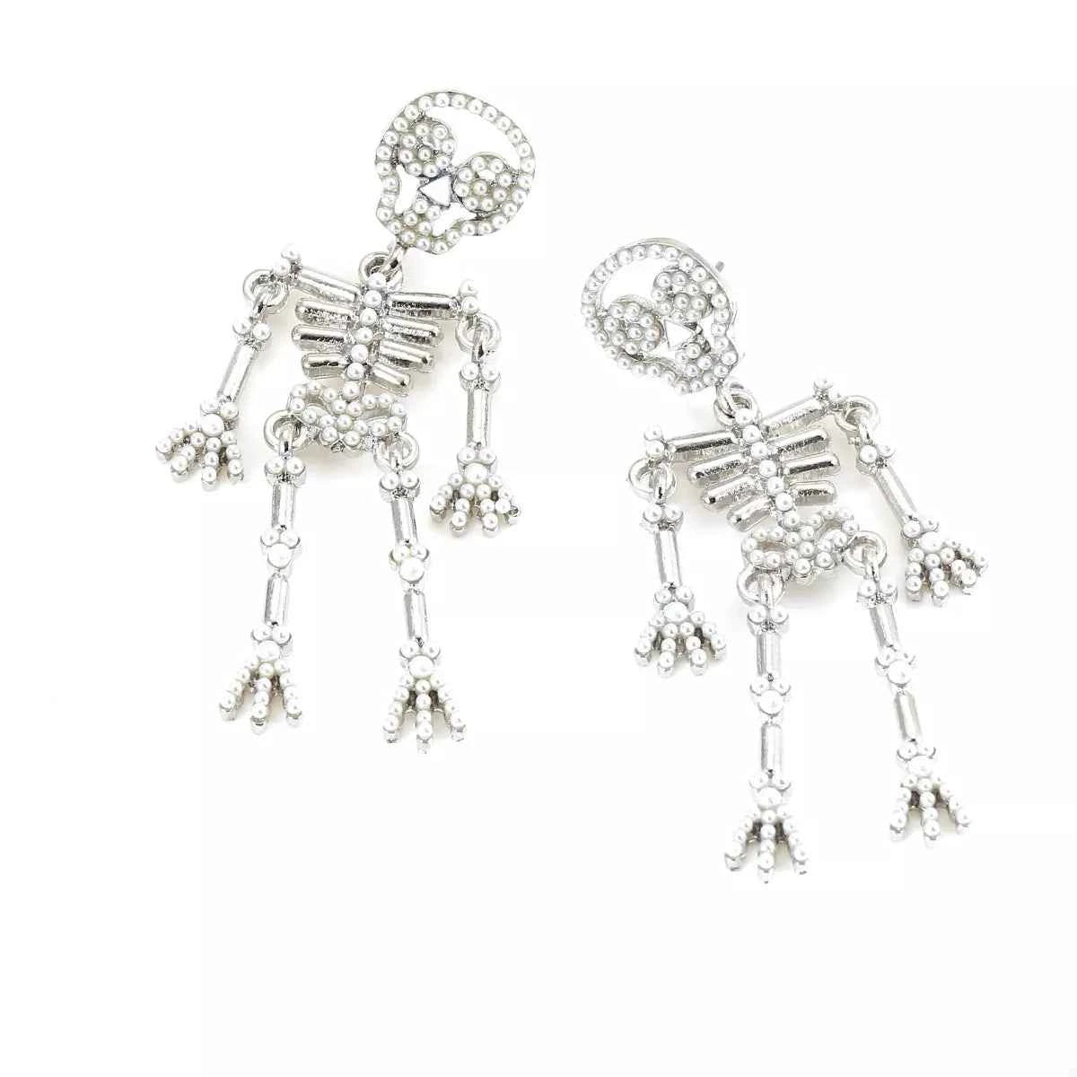 Halloween Skeleton Statement Earrings