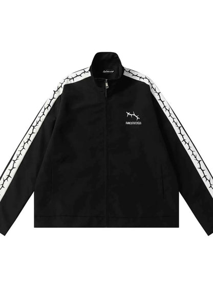 Men's Contrast Zip Up Jacket