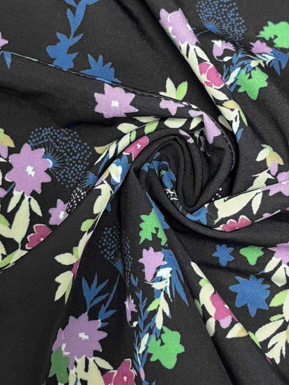Plus Size Floral V-Neck Cap Sleeve Maxi Dress