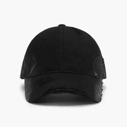 Distressed Adjustable Cotton Hat
