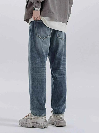 Men's Relaxed Fit Wash Jeans