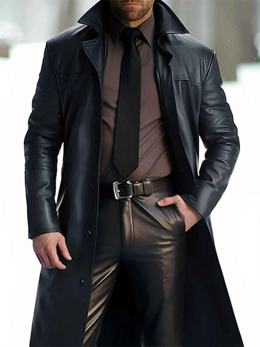 Men's Full Size Button Up Long Sleeve Jacket Plus Size