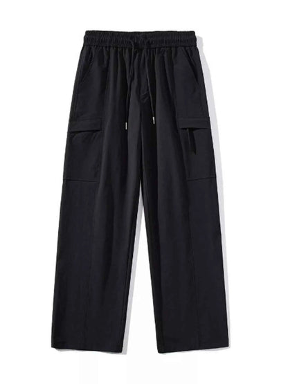 Men's Full Size Drawstring Wide Leg Pants Plus Size