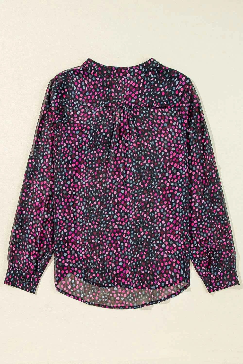 Polka Dot Button Up Shirt