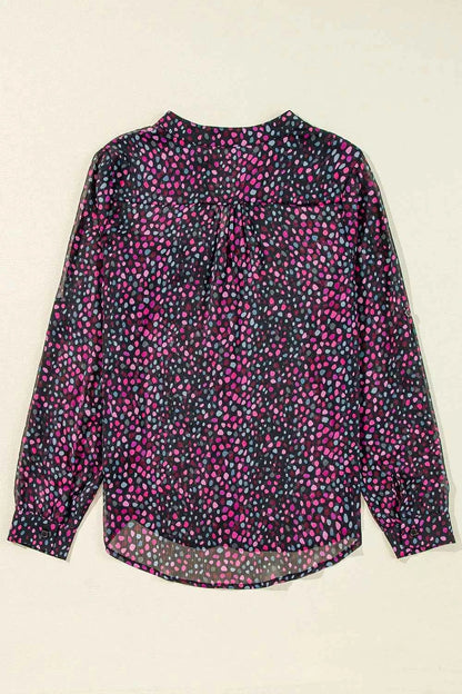 Polka Dot Button Up Shirt