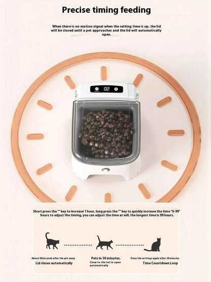 Automatic Pet Feeder with Elevated Bowl
