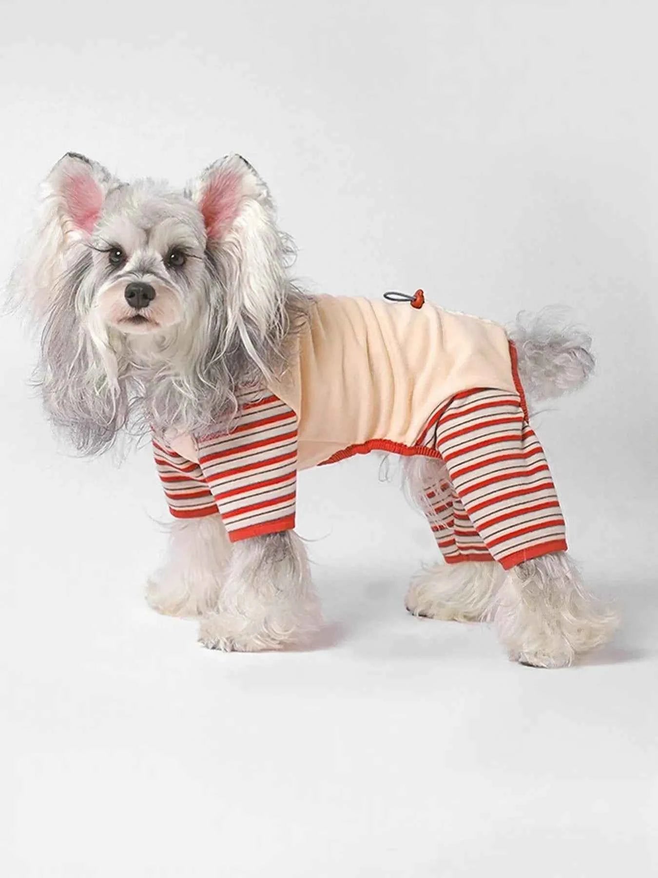 Striped Comfortable Pet Jumpsuit