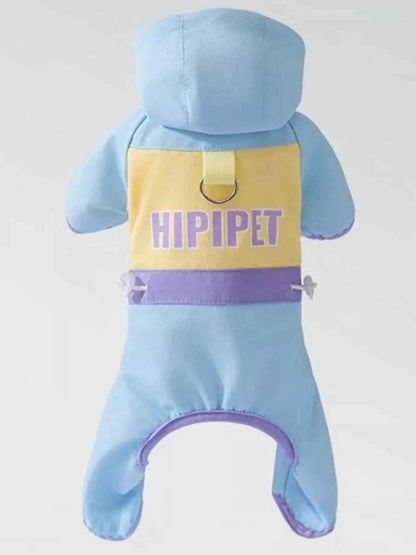 Color Block Warm Pet Jumpsuit