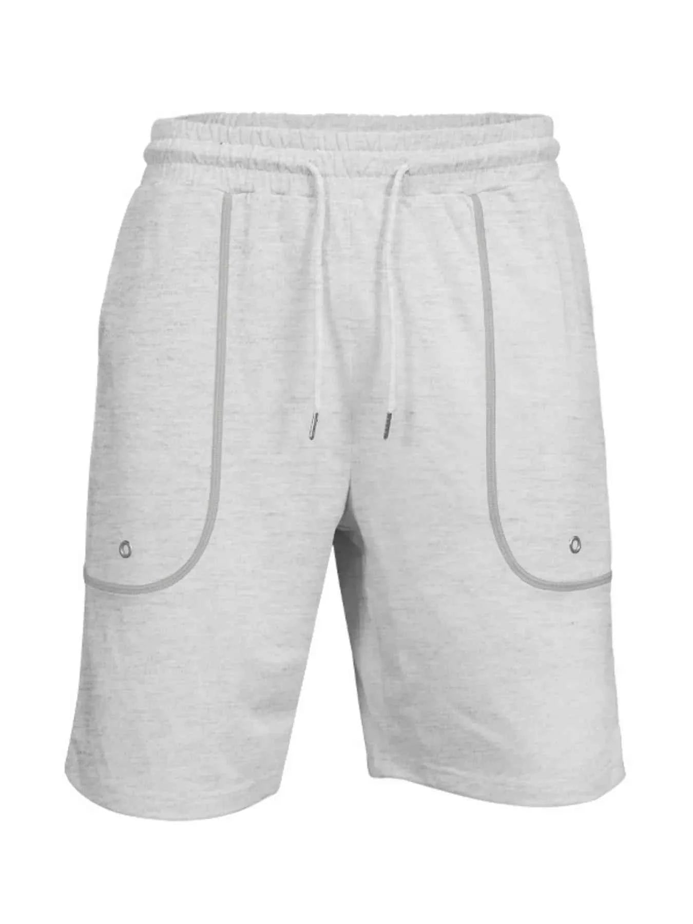 Men's Full Size Round Neck Short Sleeve T-Shirt and Shorts Set Plus Size