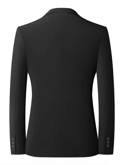 Men's Button Up Long Sleeve Blazer