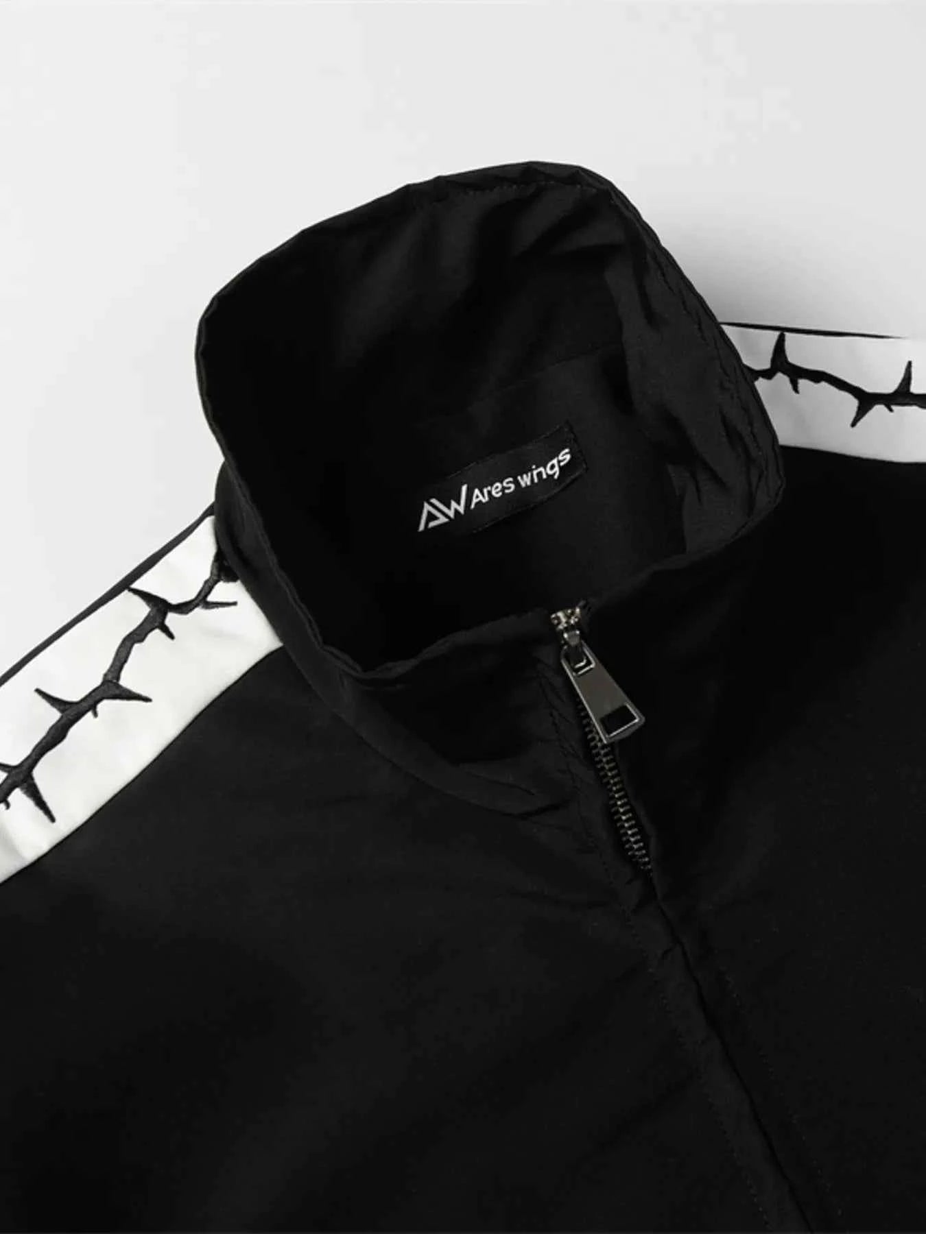 Men's Contrast Zip Up Jacket