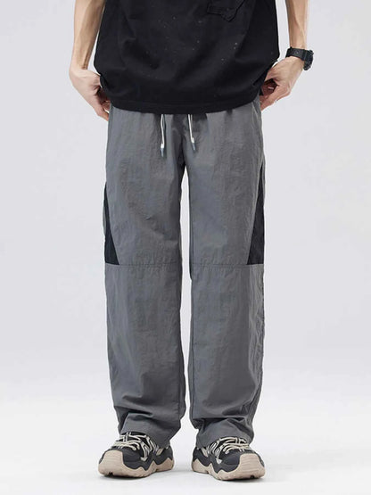 Men's Full Size Drawstring Wide Leg Pants Plus Size