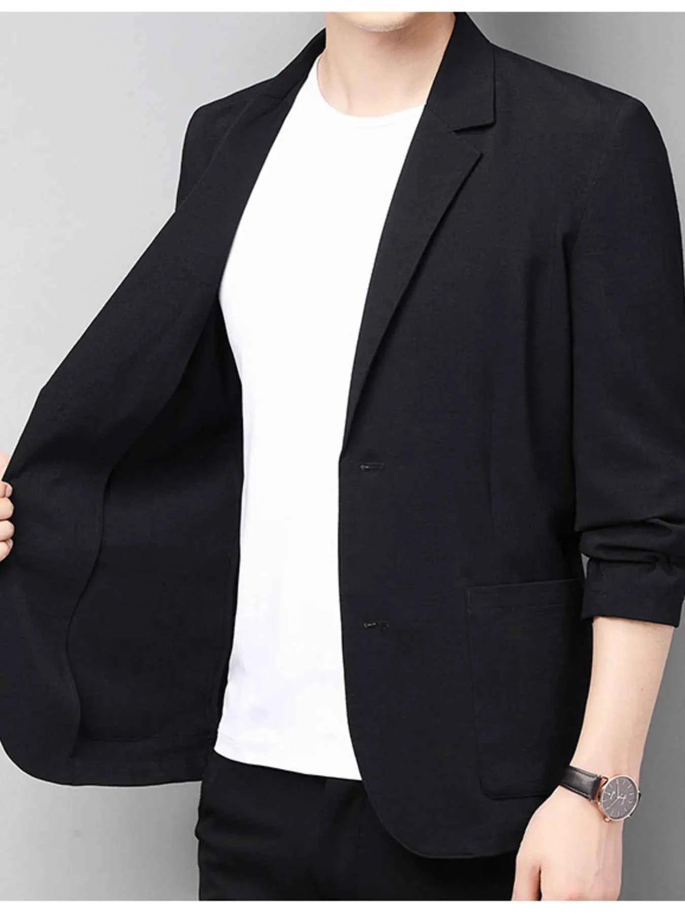 Men's Full Size Button Up Long Sleeve Blazer Plus Size