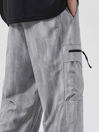Men's Multi-Pocket Drawstring Cargo Pants