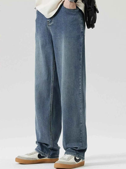 Men's Wide Leg Relaxed Fit Jeans