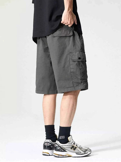 Men's Full Size Drawstring Loose Fit Shorts Plus Size