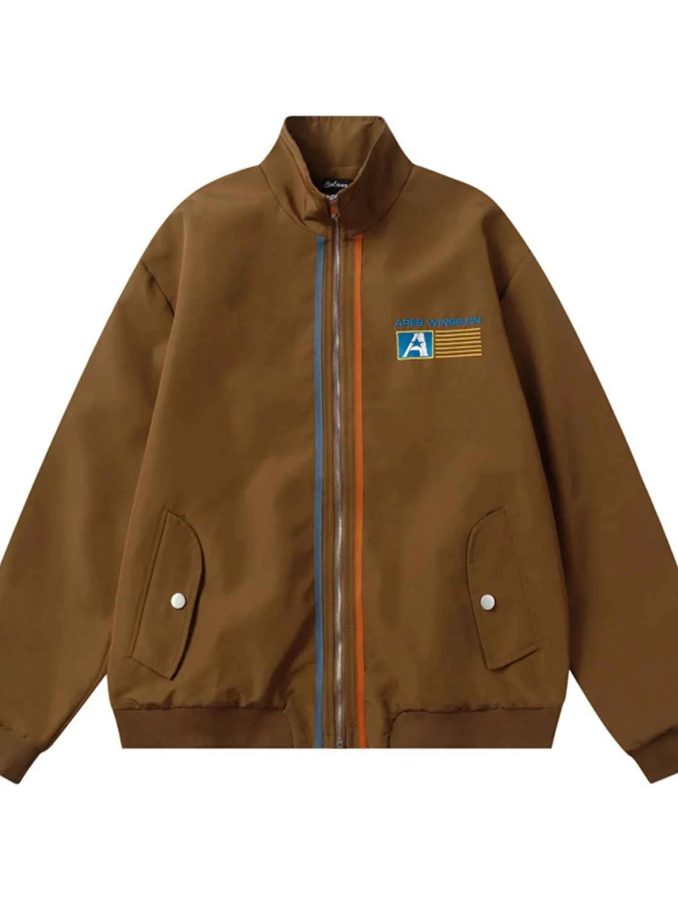 Men's Striped Long Sleeve Jacket