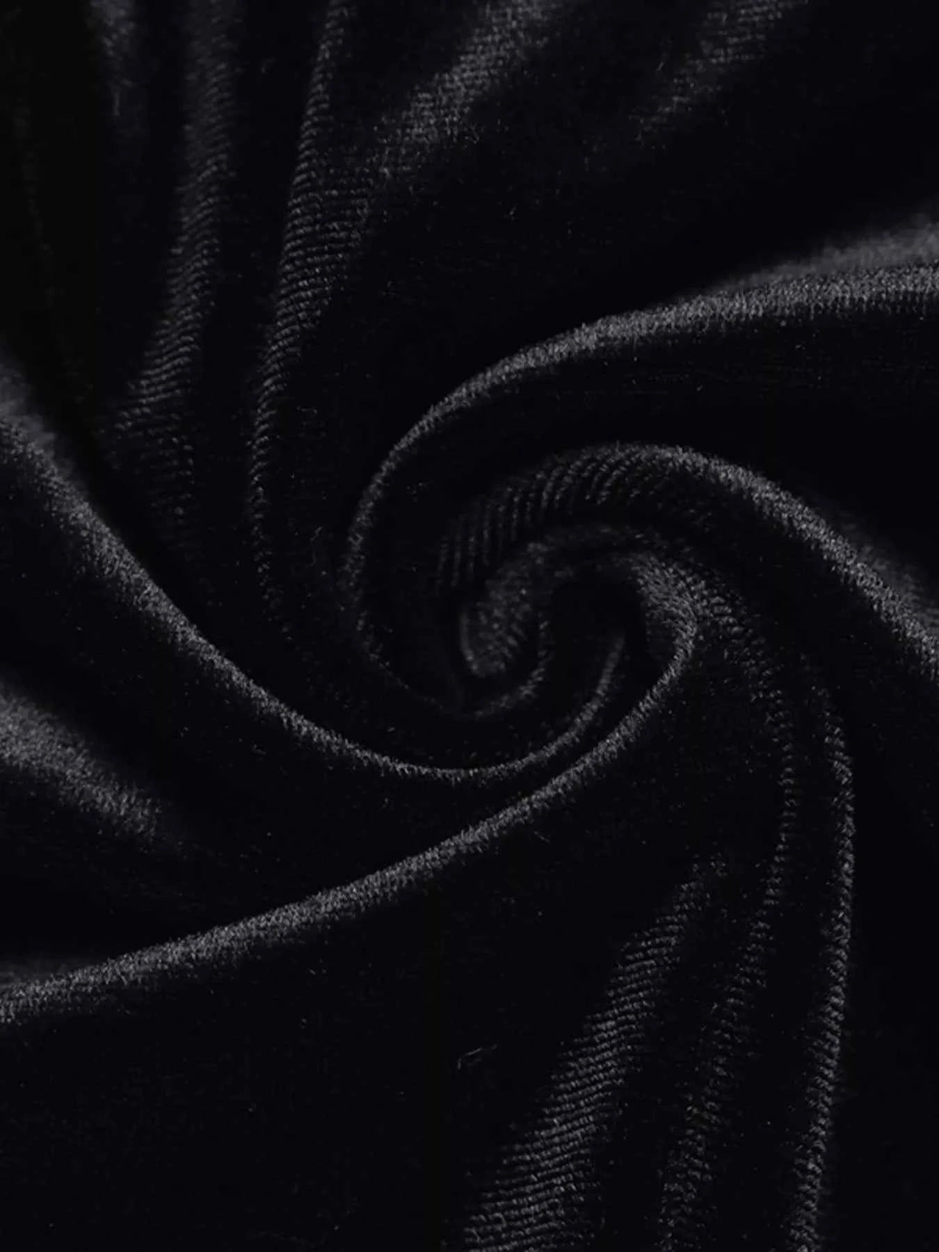 Velvet Sweetheart Neck Sheer Sleeve Midi Dress