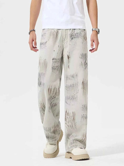 Men's Full Size Casual Loose Fit Pants Plus Size