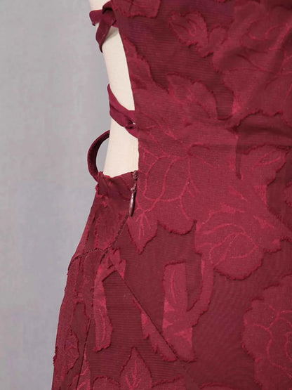 Lace Spaghetti Strap Maxi Dress