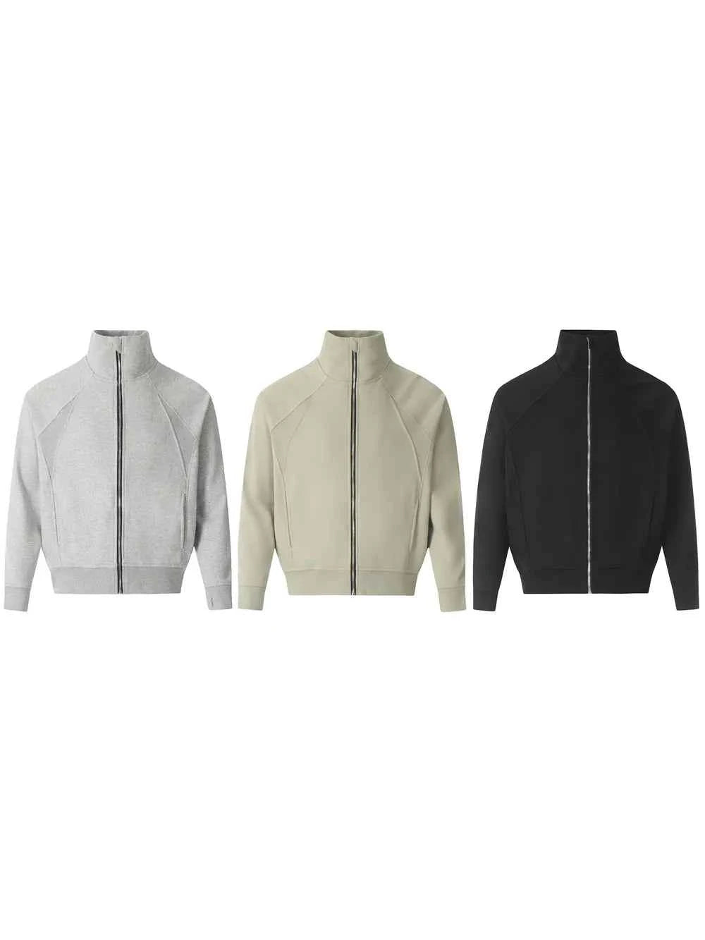 Men's Zip Up Stand Collar Jacket