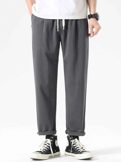 Men's Plus Size Casual Drawstring Pants