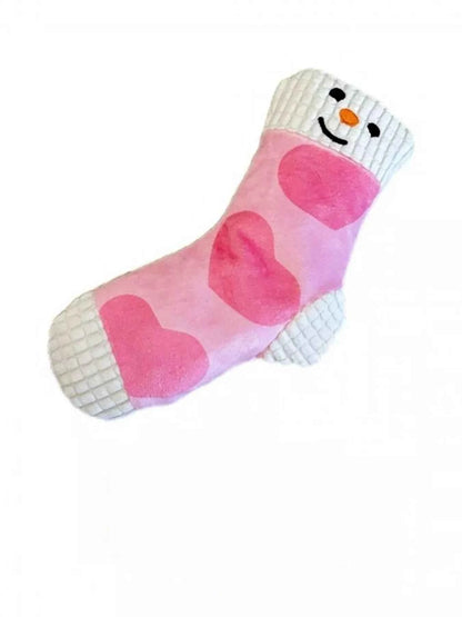 Cartoon Socks Pet Plush Toys