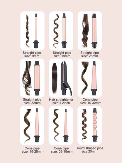 5 in 1 Interchangeable Hair Curling Iron