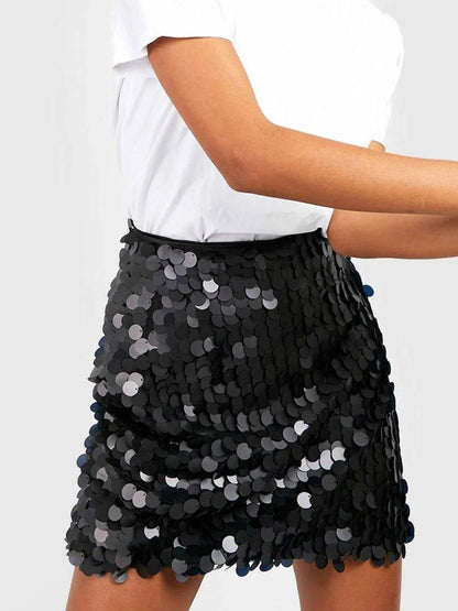 Sequin Mini Skirt