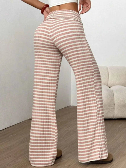 Striped Wide Leg Pants