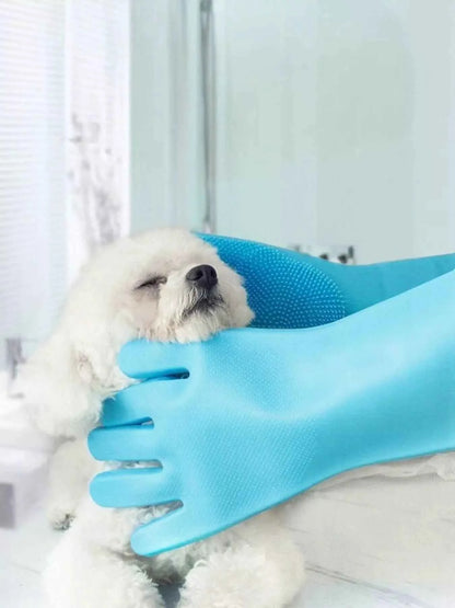 Touch Pet Shower & Grooming Gloves