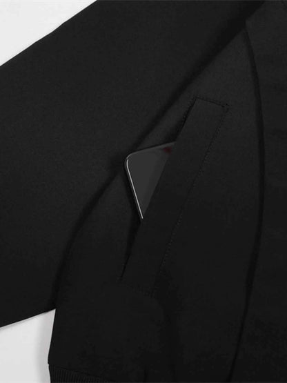 Men's Zip Up Long Sleeve Jacket