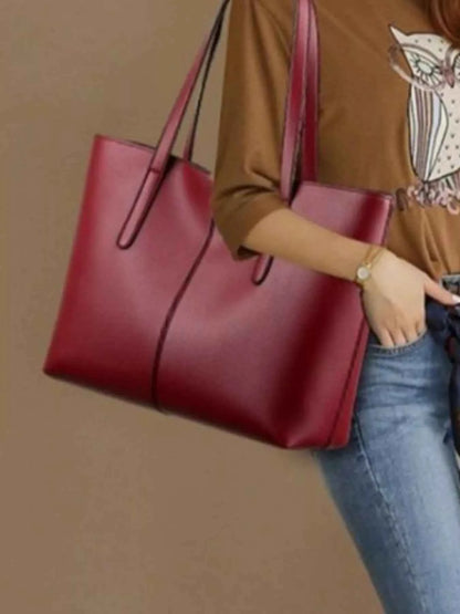 PU Leather Tote Bag