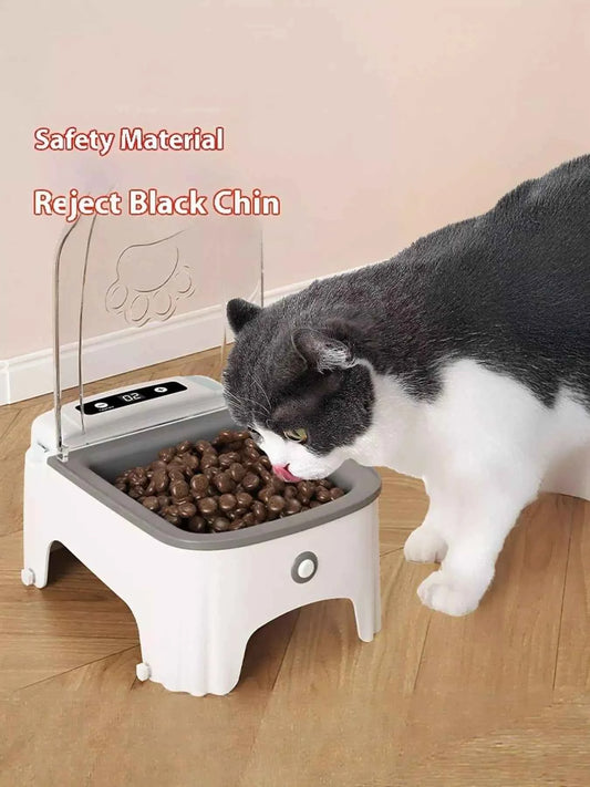 Automatic Pet Feeder with Elevated Bowl