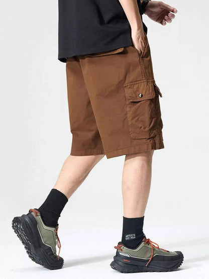Men's Full Size Drawstring Loose Fit Shorts Plus Size