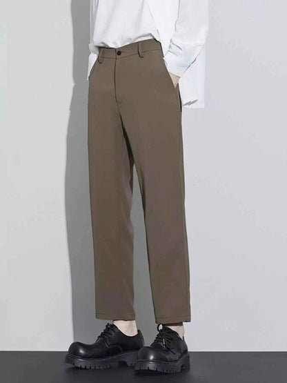 Men's Plus Size Straight Leg Casual Pants